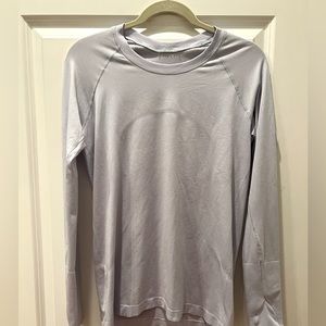 Lululemon Swiftly tech long sleeve 2.0. Race length. Faint lavender.